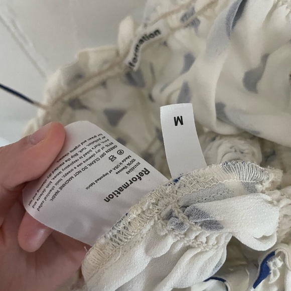 Reformation Blue Spotted Cami - Picture 3 of 4